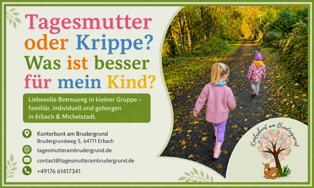 Kleinkind wird liebevoll von Tagesmutter in der Großtagespflege Kunterbunt am Brudergrund betreut